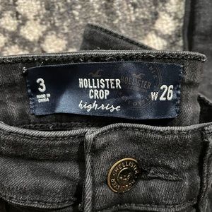 Hollister crop high rise jeans